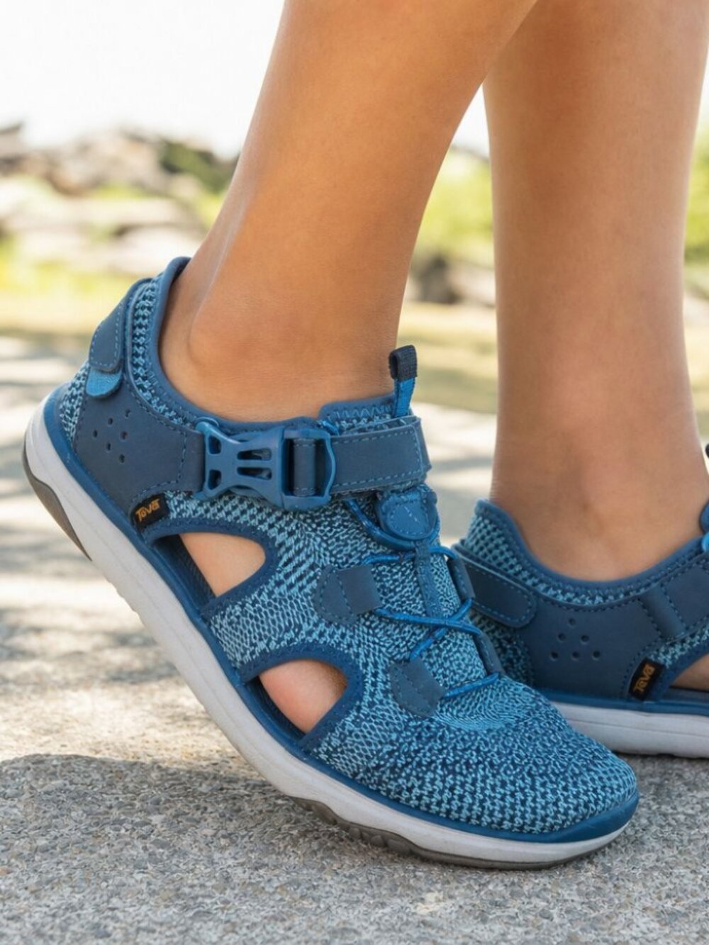 Teva Terra Float Travel Knit Teal Mesh Water Shoes